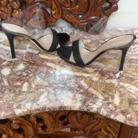 Konstantina Tzovolou Principessa Mule Leather and PVC Strap Size 39 Condition A+ - Picture 2 of 5